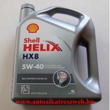 Shell helix HX8 5w-40 motorolaj 4 literes