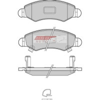 Fékbetét garnitúra, Suzuki Ignis II, első starline /55810-84e00/