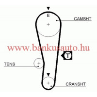 Vezérmüszij suzuki swift 1.0 /96-02, 5382xs/ 12761-70c00