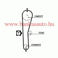 Vezérmüszij suzuki swift 1.3 /93-96, 5240xs/ 